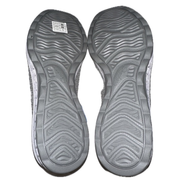 Skechers Up-Lifted Vegan Relaxed Fit Memory Foam Mary Jane Gray Slip-On Shoes - Picture 5 of 14